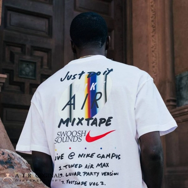 Nike Men back printed logo T-shirt Running 1 color تی شرت مردانه نایک مدل Running 1 color