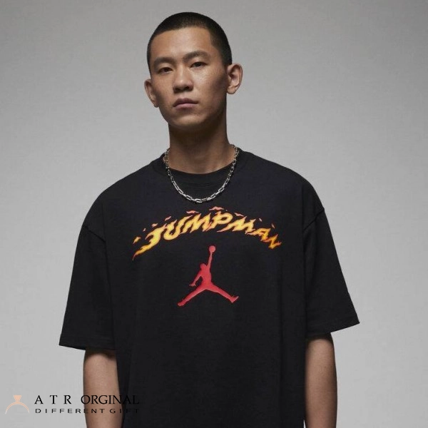 Nike Men black T-Shirt Jordan 1 Color تی شرت مردانه نایک مدل Jordan 1 color