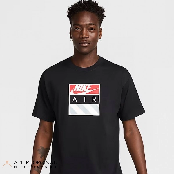 Nike Men's T-Shirt Model Max 1 Color black color تی شرت مردانه نایک مدل Max 1 color - Image 1