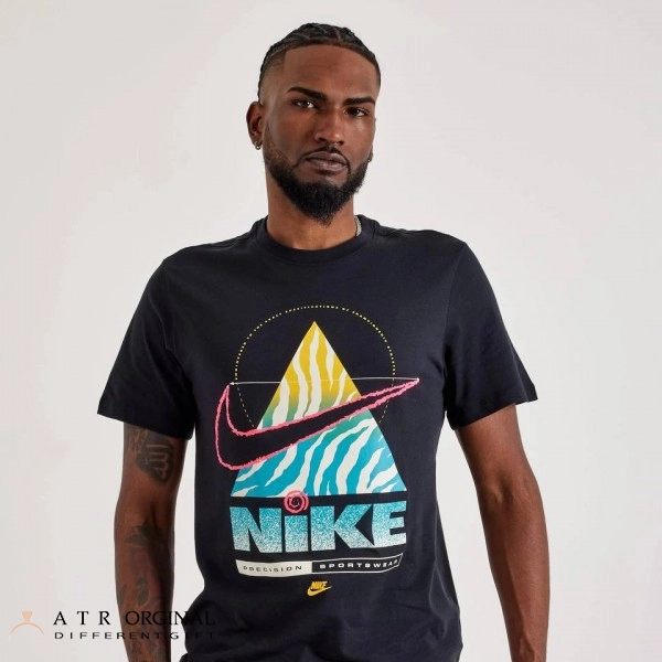 Nike Mens T-Shirt with big logo Model Max 1 Color تی شرت مردانه نایک مدل Max 1 color