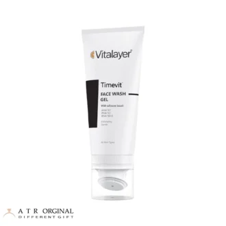 ژل شستشوی صورت لایه بردار Timevit ویتالیر 200ml