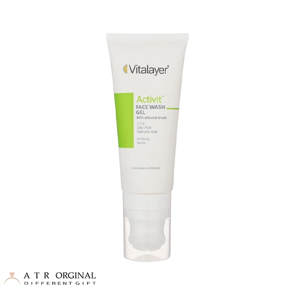 ژل شستشوی ویتالیر پوست چرب