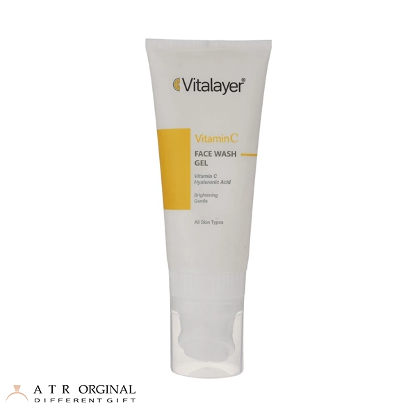 خرید ژل شستشوی روشن کننده انواع پوست Vitamin C ویتالیر 200ml