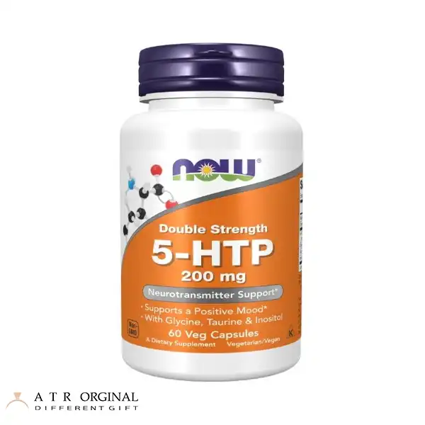 now-foods-5-htp-double-strength-veg-capsules قرص 5-هیدروکسی تریپتوفان ناو Now 5-HTP - تصویر 1