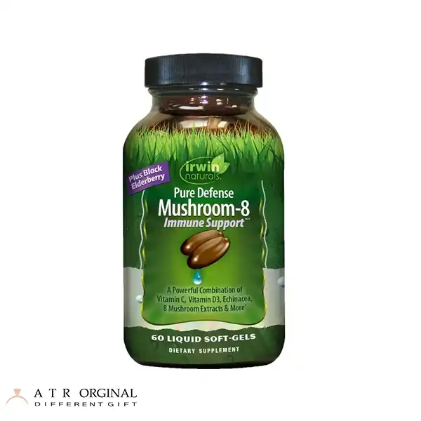 irwin-naturals-pure-defense-mushroom تقویت کننده سیستم ایمنی اروین نچرالز